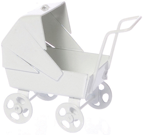 Baby Carriage, White